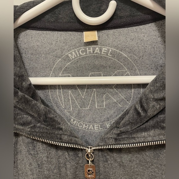 Michael Kors Charcoal Bomber Jacket - Picture 7 of 7